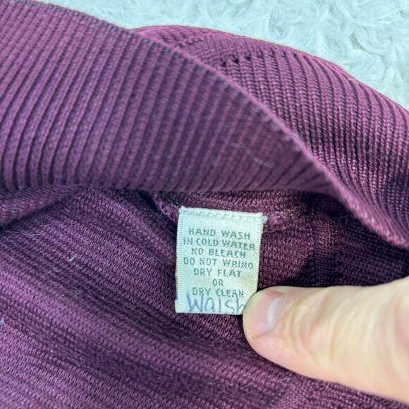 Fairway & Greene Mens XL Burgundy Sleeveless V-Neck Pullover Pima Sweater Vest - Picture 7 of 7